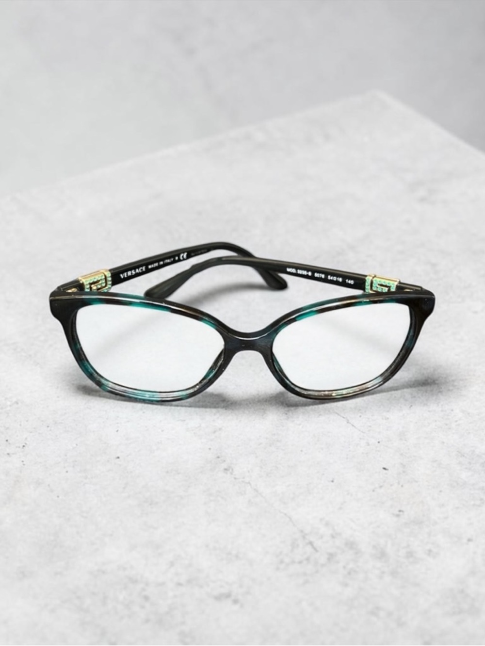 Versace Black & Green Eyeglasses MOD 3235-B​